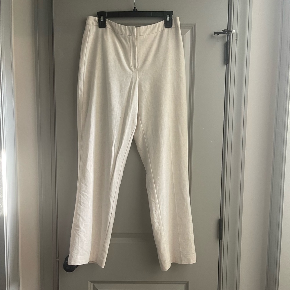 Women’s cream dress pants size 10